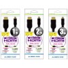 GREEN HOUSE Slim HDMI Cable, typeA-typeD, 6.6 ft (2 m),