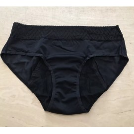 Thinx Hiphugger Leak Proof Period Panties Size M Black NWT