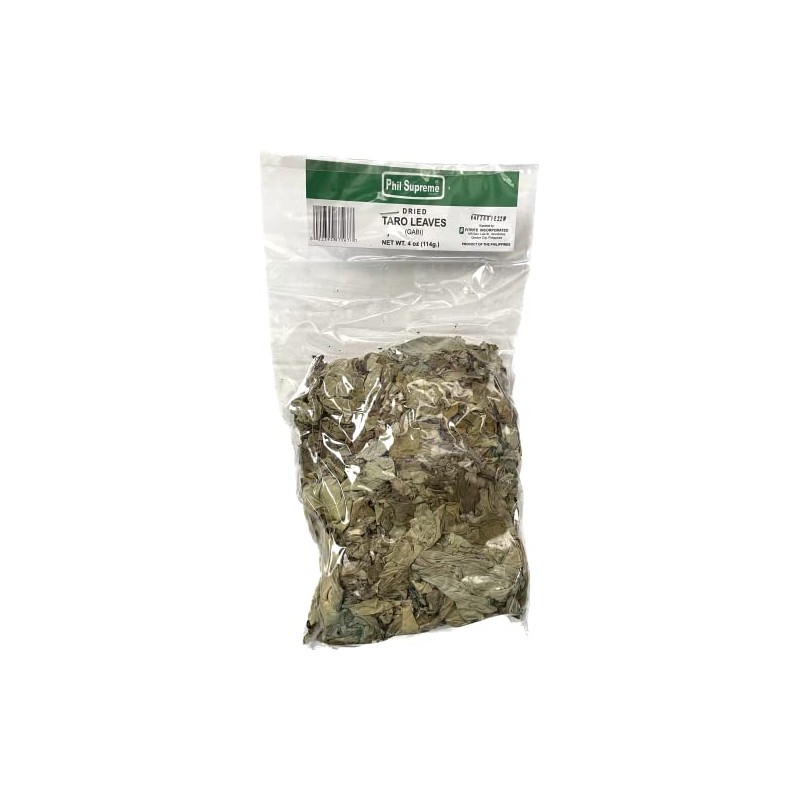 Phil Supreme Dried Taro Leaves (Dahon Ng Gabi) 4 oz