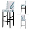 Lellen Jacquard Bar Chair Stool Cover - 4 Pack Stretch