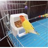 BRYHZKCM Small Bird Slot Feeder No Mess Cage Hanging Feeder