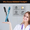 RISEMART 2 Pack Pen Light for Nurse, Medical Penlight with