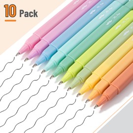 Mr. Pen- Aesthetic Pens, 10 Pack, Black Ink, Fast Dry, No Smear Bible Pens No Bleed Through, 0.7mm Fine Point Pen, Ballpoint Pens Ballpoint, Fine Tip Pens for Note Taking, Pens Aesthetic