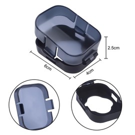 NAUZE Safety Lock Cover Child Proof Door Knob Protector Cover Black Toddler Proofing Door Knob Lock Cover for Baby Household Safety