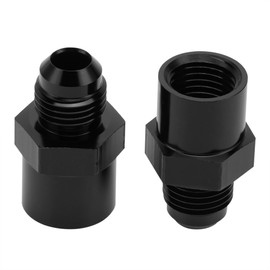 6AN Adapter Fitting Set Compatible With GM TBI Style (metric O-ring) Fuel Sending Units - 47-0001 Black