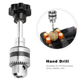 Drilling, Pin Vice, Twist Drill, Durable, Hand Drill, Aluminum Alloy, 0.06 - 0.4 inches (1.5 - 10 mm)