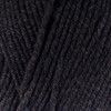 Worsted Weight Soft Slim Bamboo Wool Yarn - Tuxedo Black