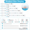 QINGYUN Extra Long No-Drill Tension Curtain Rod 40-166 Inches (4-14Ft),