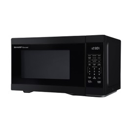SHARP Countertop Microwave Oven with Removable 12.4" Carousel Turntable, 1000 Watt, 1.1 Cubic Feet, Black