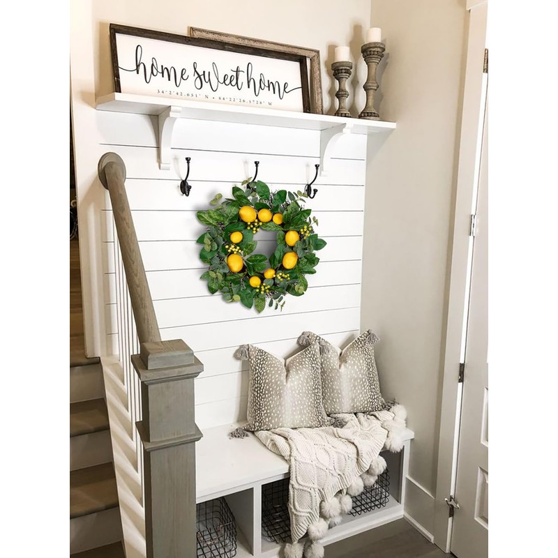 Door Wreath Lemon