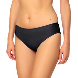 Bellivalini VR-Brief-1 Women's Bikini Briefs Swimming Trunks Bikini Bottom, black