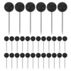 Tofficu 100Pcs Black Push Pins for Bulletin Board, Stainless Steel