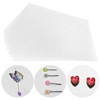 10Pcs Shrink Sheet Kit Heat Shrinkable Film Paintable Semitransparent DIY