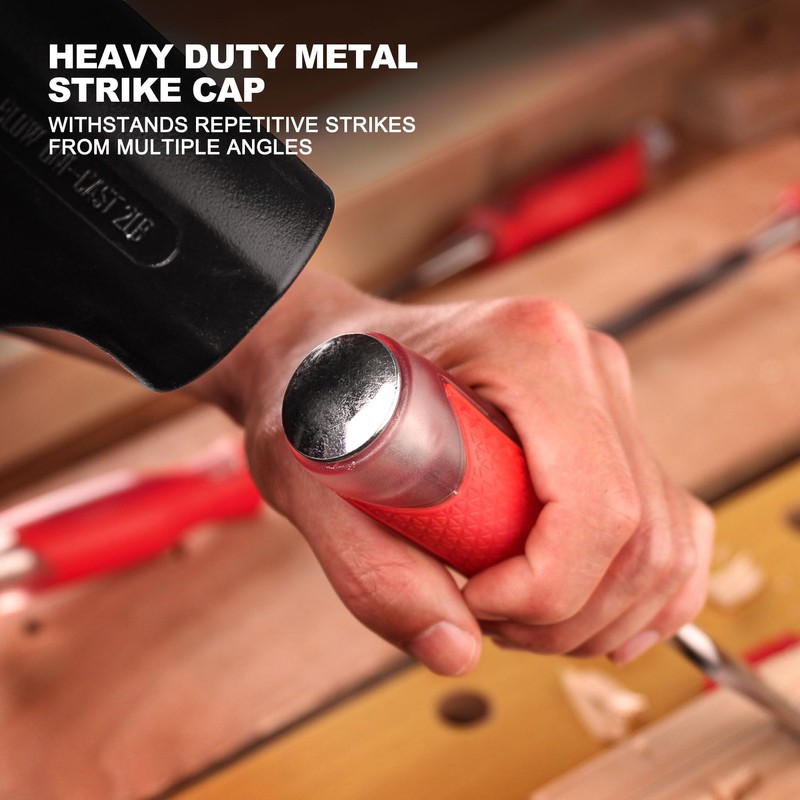 HAUTMEC 32mm Wood Chisel High Impact Drop-Forged CR-V Steel Bevel