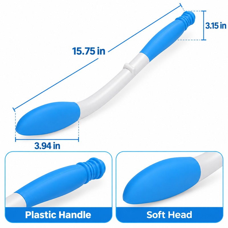 Long Handle Bottom Wiper Self-Wipe Aid – Extended Reach Personal