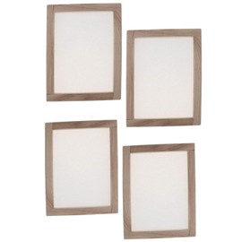 Pack of 4 Paper Ladder Frames, Paper Making Frame, Paper Strainer, Paper Ladder Frame for Children, Teenagers, Teaching Paper Making (20 x 20 cm)