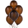 25pcs Plain 12" Brown Helium Quality Latex Balloons Birthday Wedding
