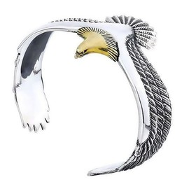 MADIOLA Pulsera para Hombre Vikinga, Pulsera de Aguila o Dragón Ajustable, Brazalete vikingo. Regalo para Hombre Cualquier ocasión