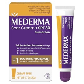 Mederma Crema Cicatrices Plus Spf Tratamiento Avanzado Protege Daño Solar Reduce Apariencia Acné Quemaduras Cirugía Lesiones