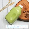 Syntic 4 Pack 2 Qt Glass Milk Bottles with Handle