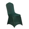 Balsa Circle 12 pcs Hunter Green Spandex Stretchable Banquet Chair