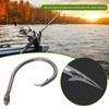 ECSiNG 10Pcs Fishing Hooks 10/0 Circle Hooks Saltwater Fishing Hooks