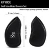 KFYIOE Golf Iron Head Covers (12-Pack) Synthetic Leather Waterproof Club