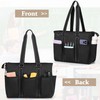 Damero Teacher Tote Bag with Padded Laptop Sleeve, Teacher Work