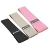 Fabric Resistance Bands Set of 3 - Anti Slip |