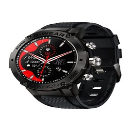 GUCABE Reloj Inteligente Militar para Hombre, Resistente al Agua, IP67,rastreador de Actividad y Reloj Inteligente con Bluetooth, bocina Compatible...