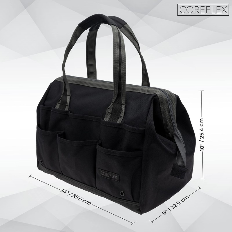 Coreflex 14 inch Wide-Mouth Tool Bag, Gear Bag, Multiple Purpose