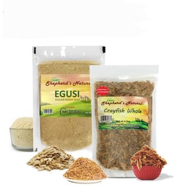 Egusi and Crayfish Ground COMBO by HATF's Shepherd's Natural SAVE $3