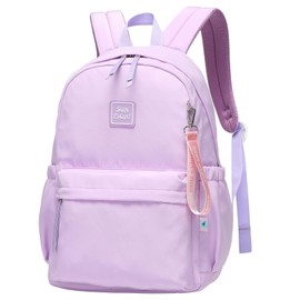 ACNCN Teen Girls Casual Backpack College Daypack Women Daily Travel Laptop Bag Sports Backpack, Boys School Backpack(Light Purple)