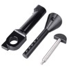 Lorababer CNC Aluminum Adjustable Length Leg Prop Kickstand Foot Side