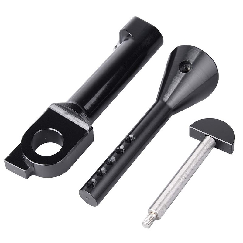 Lorababer CNC Aluminum Adjustable Length Leg Prop Kickstand Foot Side