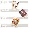 PYJLBX Magnetic Bulletin Board Strips Frameless Stainless Steel Iron Strips,