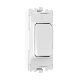 Kinetic grid-compatible wireless Switch for use with Candeo RF receivers, works with MK faceplates