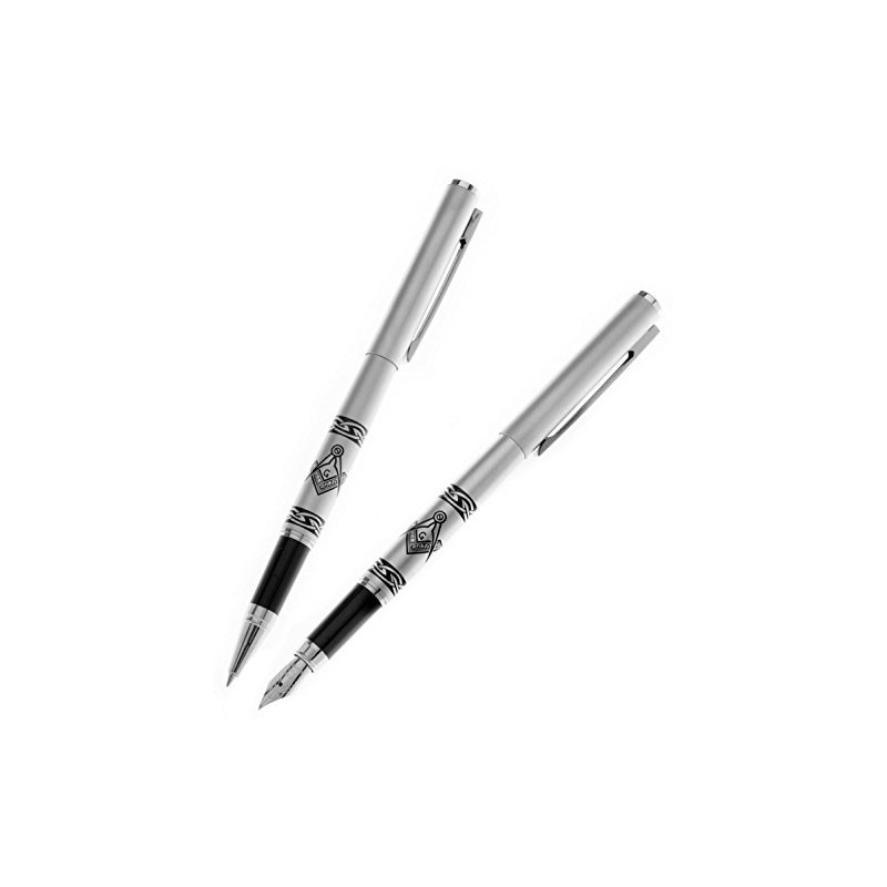 Masonic Fountain Pen and Fibre Pen Gift Set