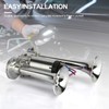 600DB Super Loud Dual Electric Air Horns Kit for Vehicles