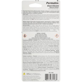Permatex Permatex 81158 Black Silicone Adhesive Sealant, 3 oz. Tube, Pack of 1