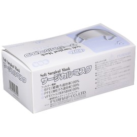 Fujisoft Surgical Mask, White, Quantity: 50 Sheets