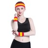 ONUPGO Sweatband Set Sports Headband Wristband Set Sweatbands Terry Cloth
