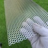 FengYoo 11.8"x5.9" Perforated Metal Sheets 19 Gauge Expanded Metal Mesh