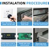 316455520 Oven Range Stove Clock Control Board Replacement Compatible with