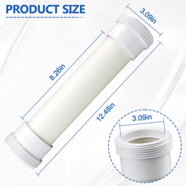 BOUYAO Bypass Dummy Cell, Fits for Hayward T-Cell Salt System Extend The Life of Salt Cell Winter Protection Bypass Pipe