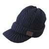 mazume MZCP-F893 Knit Cap (with Brim) Navy