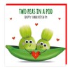 Tracks Publishing General Funny Anniversary Card - Two Peas in