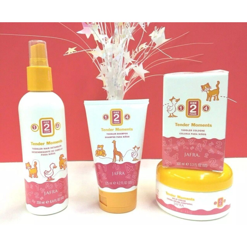 Jafra Tender Moments 1-2-4 SET Cologne + Hair Detangler +
