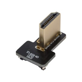 Cablecc CYFPV - Conector HDMI tipo A macho en ángulo izquierdo de 90 grados para FPV HDTV multicopter fotografía aérea