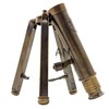 Brass Nautical Miniature Telescope, Victoria Marine Telescope with Tripod Stand/Tabletop
